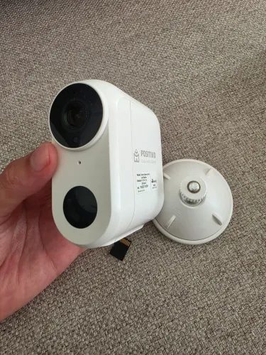 Camera Wi-Fi com bateria Positivo + cartão 128gb SanDisk