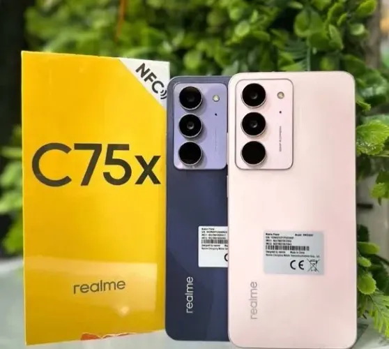 Realme C75X 8/256 GB de memória