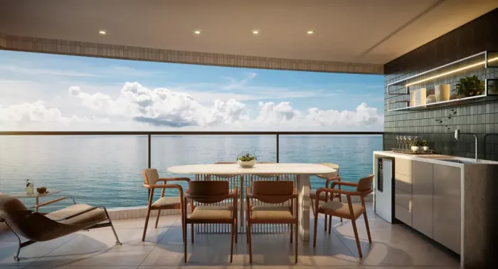 GG - TERRAZA BEIRA MAR/ 3 QUARTOS (3 SUÍTES) LAZER COMPLETO/ VARANDA GOUMERT/ Piedade, Rec