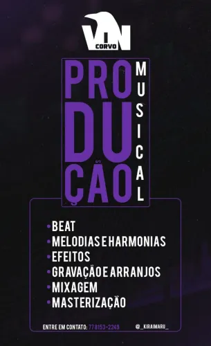 PRODUÇÃO MUSICAL - Instrumentais, mixagem, masterização e mais!