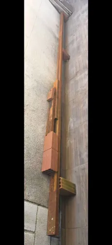 Viga de ferro estrutura 6 metros 