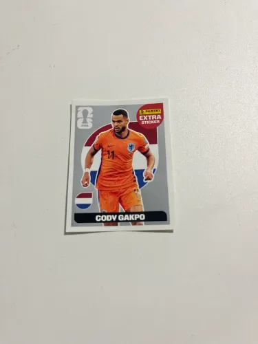Figurinha legend prata do cody Gakpo da copa do mundo de 2026