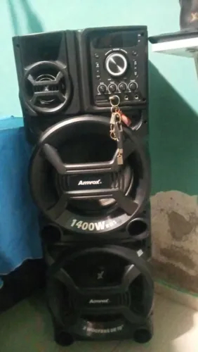 Caixa de som Amvox 1400w