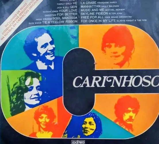 LP da novela Carinhoso - Trilha Sonora Internacional