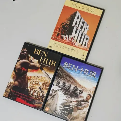 Coleção BEN HUR - 2 Filmes e 1 minissérie - Em muito bom estado