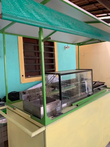 Carrinho de lanche completo