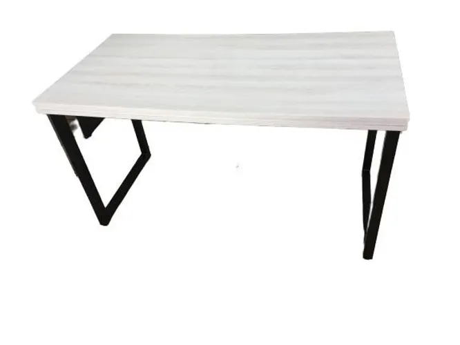 mesa pe industrial . mesa reta , mesa em l -ideal para escritório, recepção,consultorio