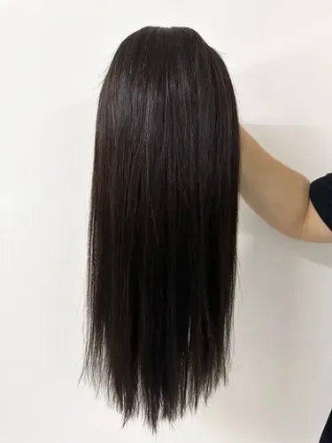 Cabelo humano de 65cm liso
