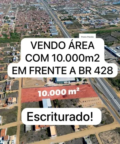 OPORTUNIDADE! ÁREA COMERCIAL COM 10 MIL M2 EM FRENTE A BR DUPLICADA!