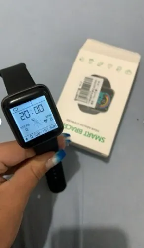 Smartwatch Relógio D20 coloca foto na tela