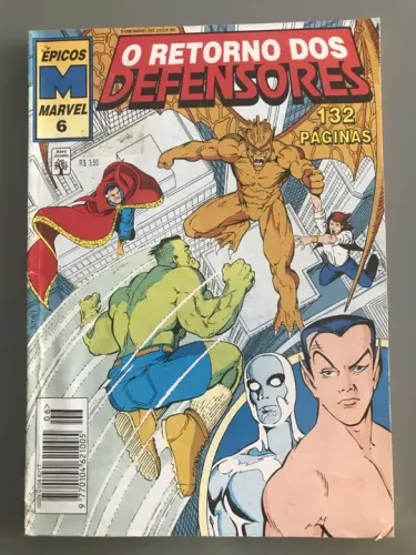Epicos Marvel No 6 - Defensores - Peter David (Abril)