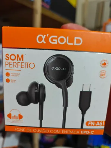 Fone de ouvido tipo C