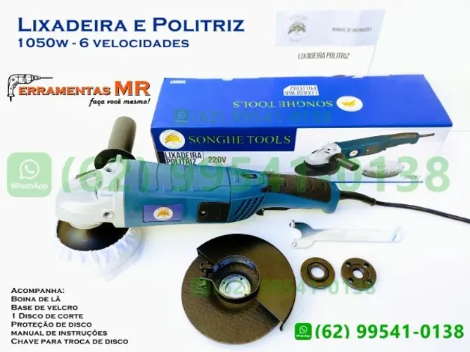 Lixadeira Esmerilhadeira 1050w