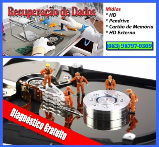 Seja HD Externo ou HD Interno, Consertamos