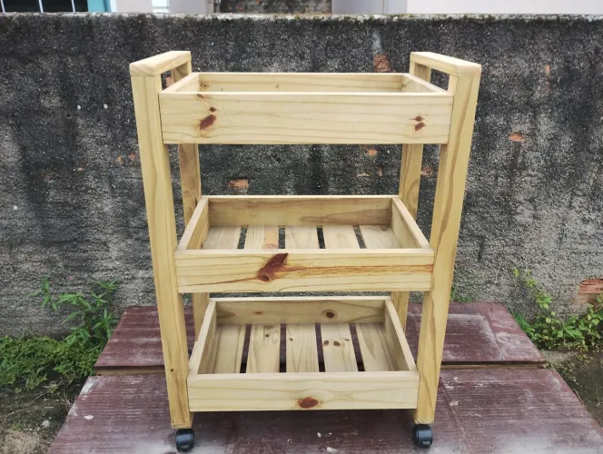 Fruteira de Madeira maciça