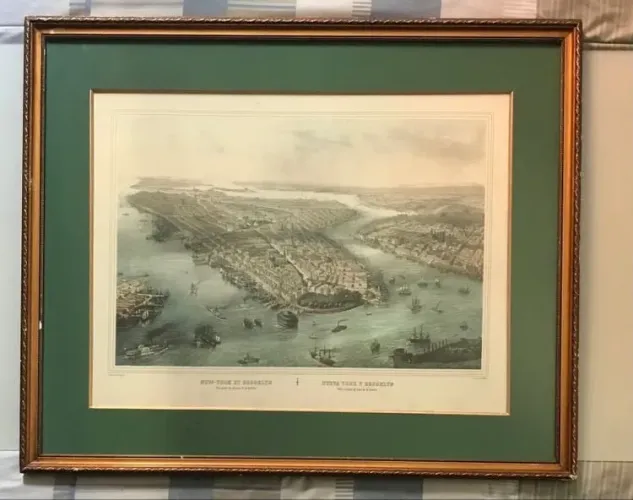 quadro new york city in 1850