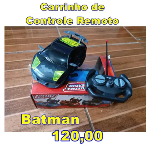 Carrinho de controle remoto do Batman