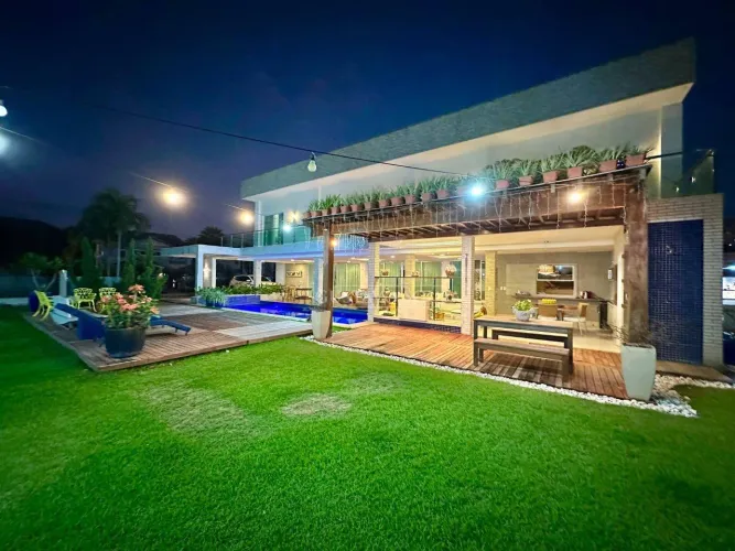 Casa para alugar, 500 m² por R$ 44.900,00/mês - Alphaville Fortaleza - Fortaleza/CE