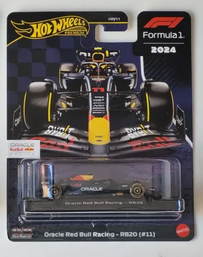 Miniatura Hot Wheels F1 Fórmula 1 Premium Red Bull #11 Sérgio Perez