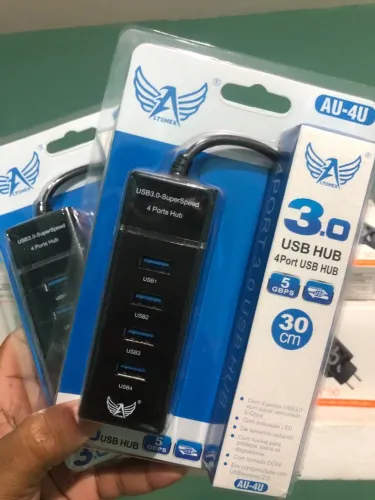Adaptador Hub 3.0 USB (4 portas) Novo - Lacrado