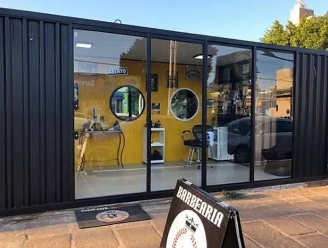 CONTAINER MODIFICADO PARA BARBEARIA | VENDA E LOCAÇÃO 