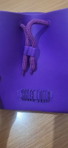 Bolsa Santa Lolla Roxo com Cordão