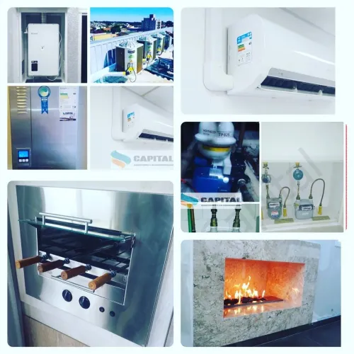Instalação e manutenção de aquecedores e ar condicionados