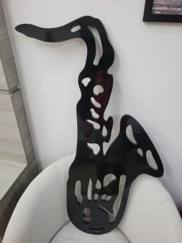 Saxofone - Escultura de Pendurar - Novo!
