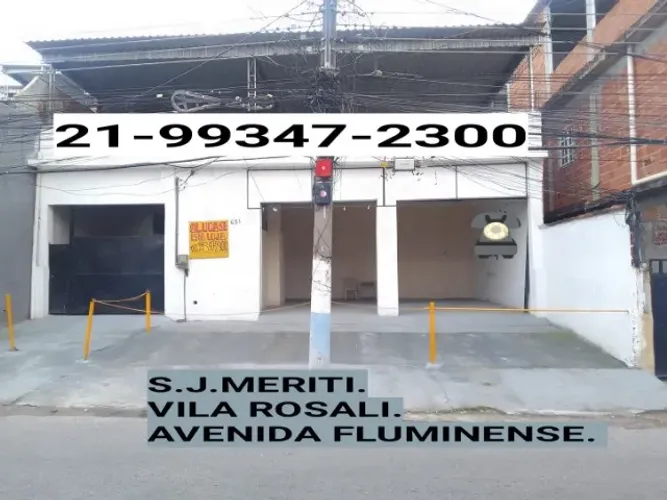 Loja ampla,Avenida Fluminense,Vila Rosali, S.J.Meriti.