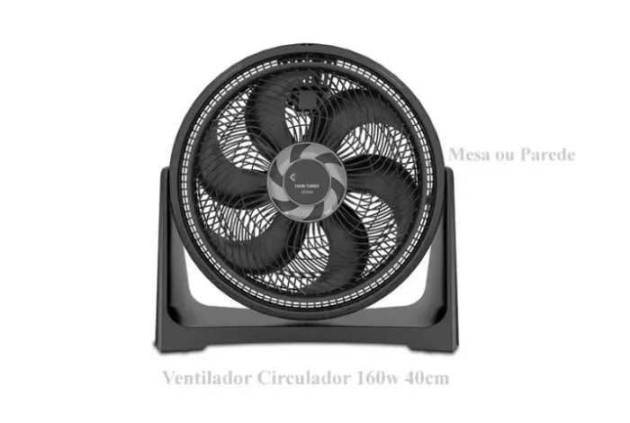 Circulador Ventilador Prime Air Mesa ou Parede 03 Velocidades 40cm 160w 127v