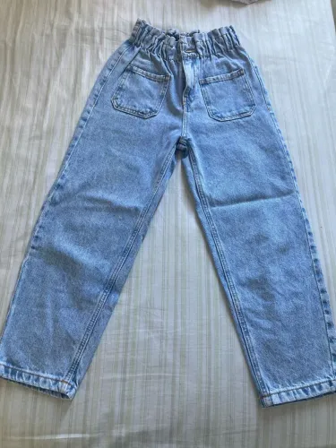 Calça jeans Zara kids feminina, TAM. 10.