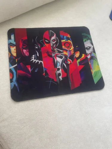 Mousepad de Super Heróis e azul