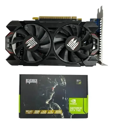 Placa de Vídeo Revenger GeForce GTX 750 - 2GB GDDR5 - HDMI/VGA/DVI