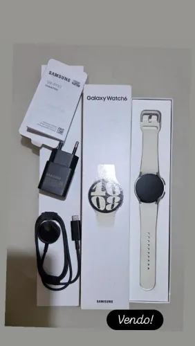 VENDO SAMSUNG WATCH 6 - 40mm BLT  Excelente para quem está iniciando na corrida 
