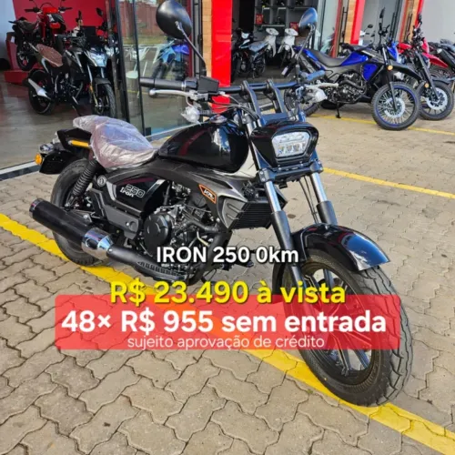 Iron 250 EFI 0KM (48 x R$955 S/entrada)
