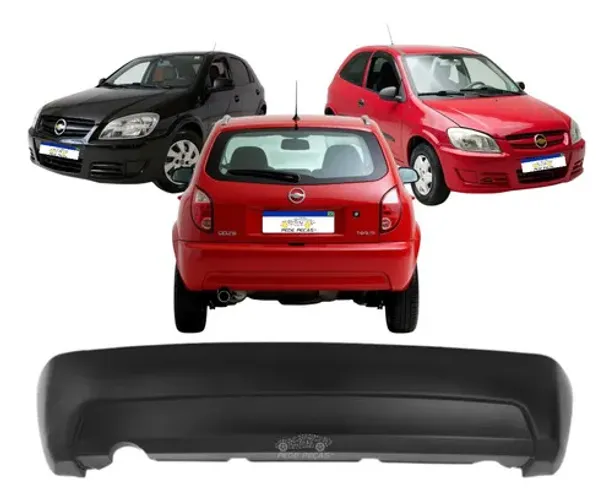 Parachoque Traseiro Chevrolet Celta 2006 2007 A 2012 Liso