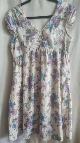 Vestido floral de voal GG