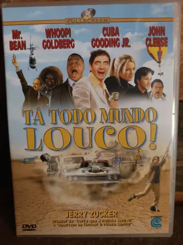 Dvd original Filme Tá todo mundo louco.