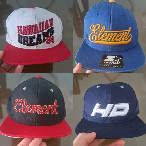 Bonés Element e Hawaiian Dreams de Aba Reta