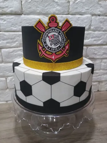 Bolo Fake do Corinthians Futebol clube