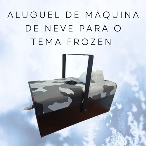 MAQUINA DE NEVE LOCAÇÃO RJ