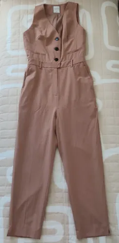 Macacão Motf Premium Shein marrom