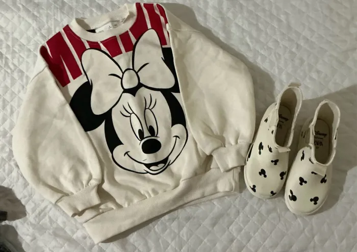 Conjunto Minnie - Blusa e Bota