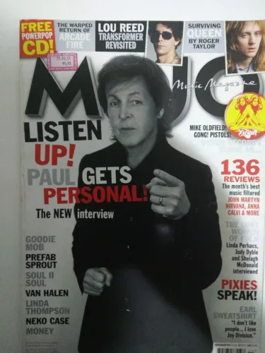 Revista importada Mojo, com Paul Mccartney. Muitas fotos raras, antigas e novas. Reportage
