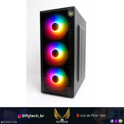 Computador Gamer - I5 2° + 16GB de RAM DDR3 + 500 de SSD + RX 560 4GB