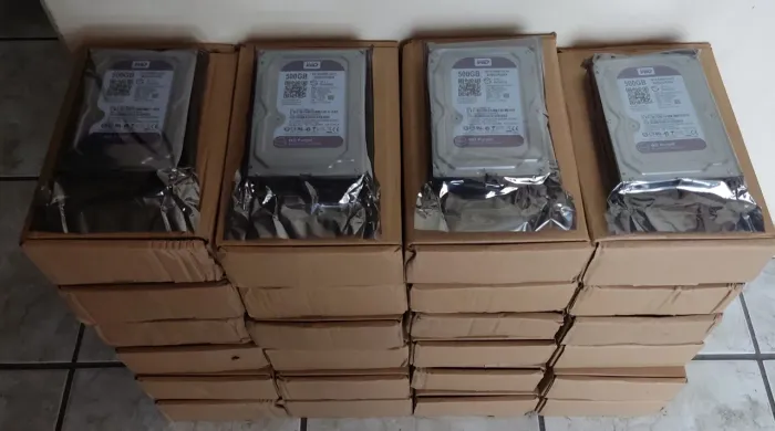 HD de 500GB WD Purple original dos DVRs Intelbras
