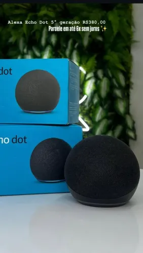 Alexa Echo Dot 5ª Geração - R$380,00