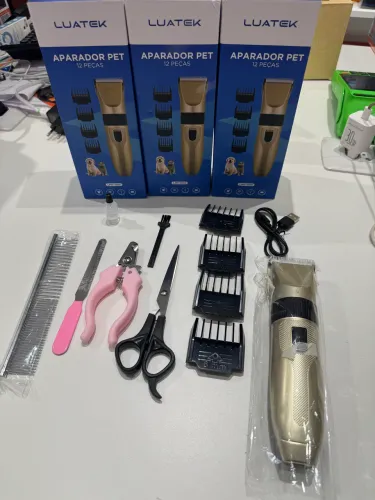 Máquina de cortar cabelo para pet gato e cachorro