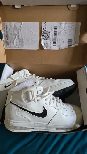 Nike Air Force 1 Mid Evo tam 42 - Branco Nota Fiscal