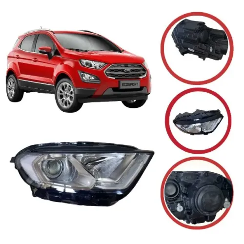 Farol Esquerdo Ecosport 2017 a 2021 com Led e com Projetor ETQ5290